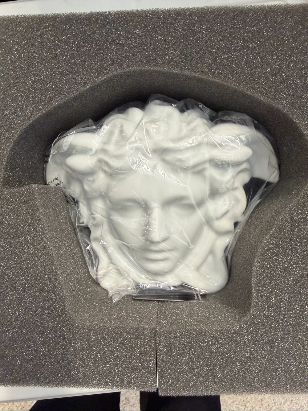 Versace White Medusa Head Decorative Accent